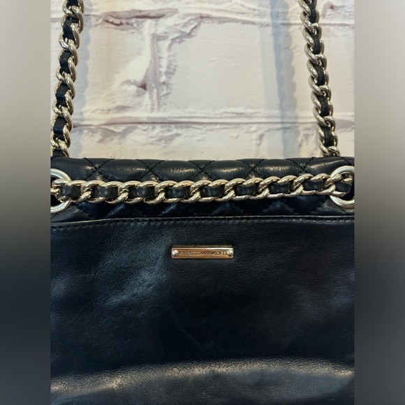 REBECCA MINKOFF Quilted Mini Affair Crossbody Bag in black - Picture 7 of 8